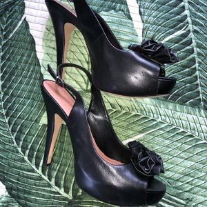 Vince Camuto Peep-Toe Sling back Heels